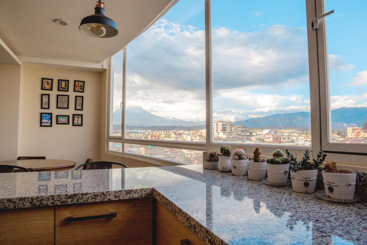 Appartement Wanderlot - Departamento Leganza - Penthouse Lujoso à Riobamba Extérieur photo